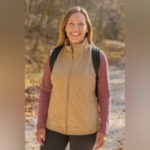 Como Sport Titanium Suede Vest Size XL​​​